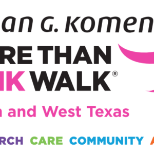 Susan G Komen more than pink walk logo